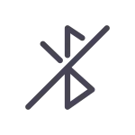 Bluetooth Disconnect SVG Icon